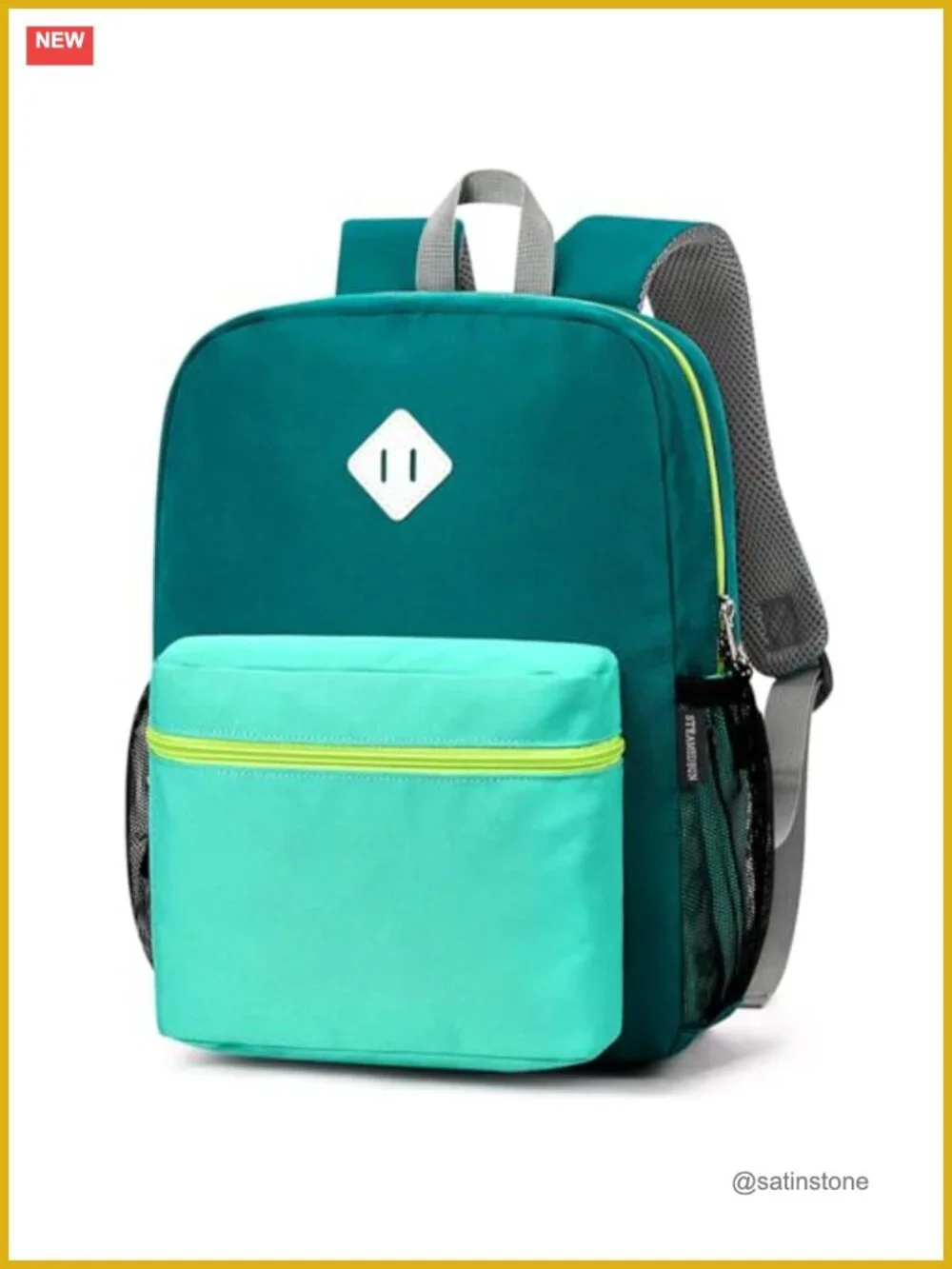 Kids Backpack for Elementary School 15in Water Resistant Polyester